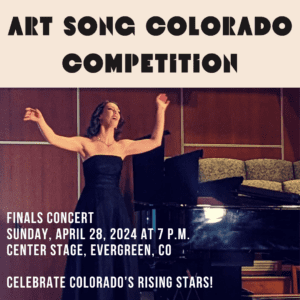 Art Song Colorado Competition Finals Concert